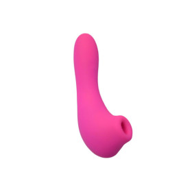 Vibromasseur rose avec 20 programmes de vibration et stimulation clitoridien à membrane picots USB 